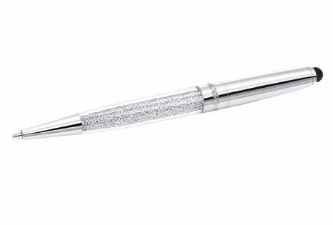8 1 cm / 5 3 /8 in CRYSTALLINE STARDUST ROLLERBALL PEN 5296366-1 Color: crystal / rose gold tone metal 13.5 1.