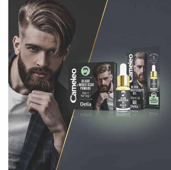 PROFESSIONAL QUALITY NEW BEARD & MOUSATCHE CARE BEARD & MOUSTACHE POMADE Conditions and softens the beard. Water-based formula no hair burden. It does not leave an oily coating.
