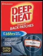 96 ADVANCED LONG- LASTING PAIN RELIEF ActiPatch TM uses