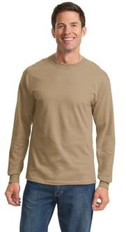 6-ounce, 100% pigment-dyed ring spun cotton Sewn with cotton thread for a finished look Rib knit crewneck Taped neck and shoulders Double-needle sleeves and hem Color: Forest Sizes: