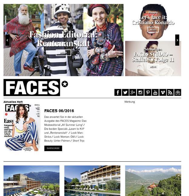Online Domain: www.faces.ch / www.facesmag.