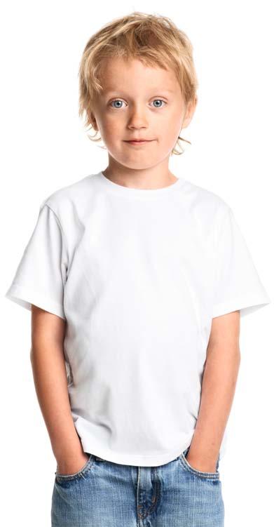 NEW MEASUREMENTS + NEW COLOURS O30001 KIDS SS T-SHIRT 155 gsm single jersey knit 104 /