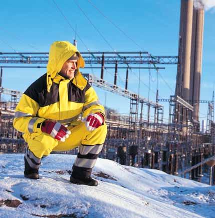 Flame resistant/hi-vis winter Reflecting, flame resistant parka As you can see, this winter garment is for people who work near traffic or high voltage or are exposed to heat.