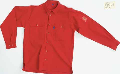 Flame resistance Shirt A comfortable antiflame shirt with low weight - only 170 g/m².