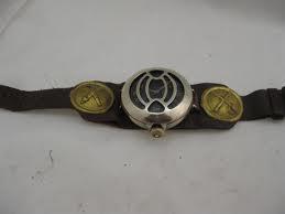 WITH 1960' WIDE CUFF LEATHER WATCH STRAP.