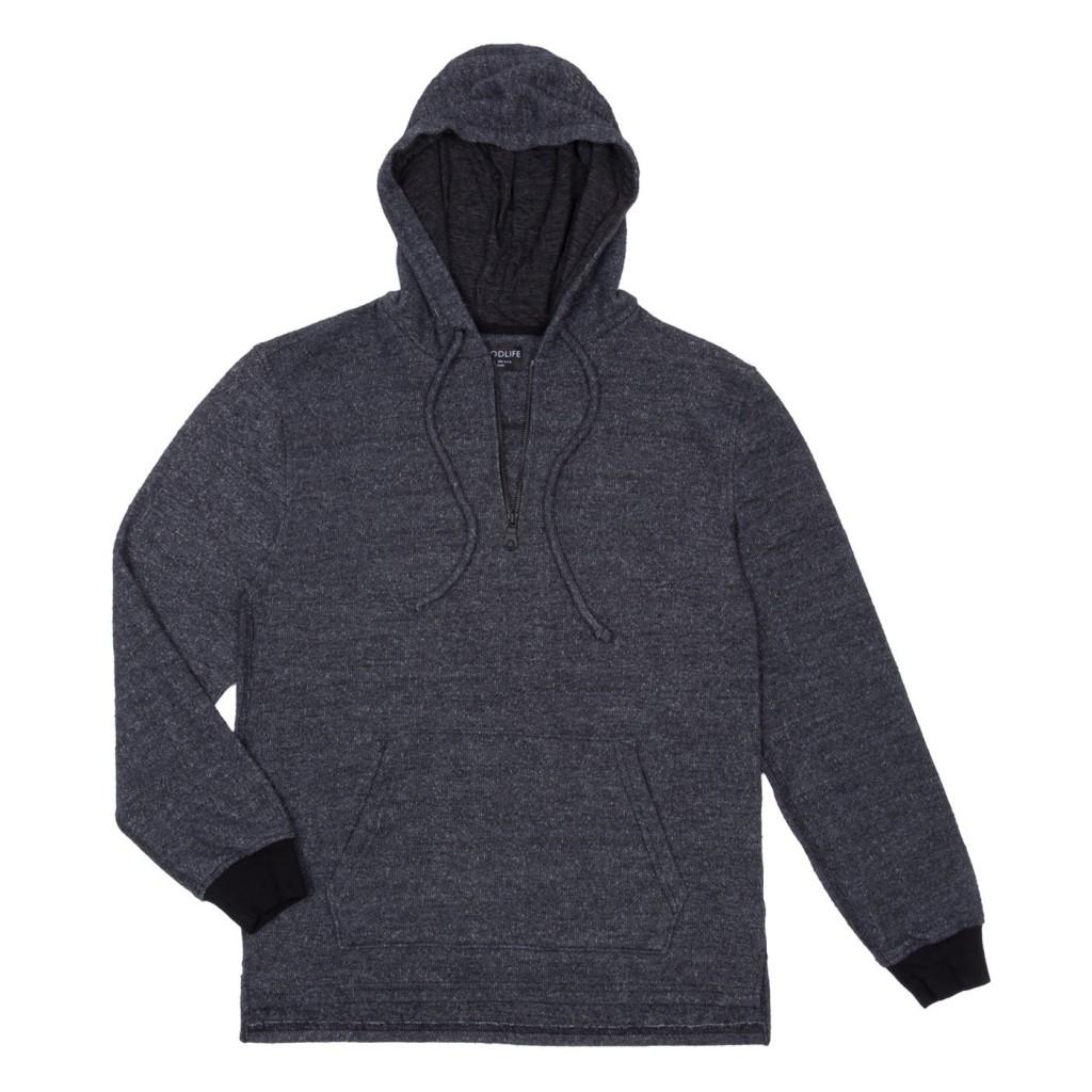 Good Life Loop Terry 1/4 Zip Baja This company s message is all about quality timeless wardrobe staples that help you live your best life, and their terrycloth hoodie does just that.