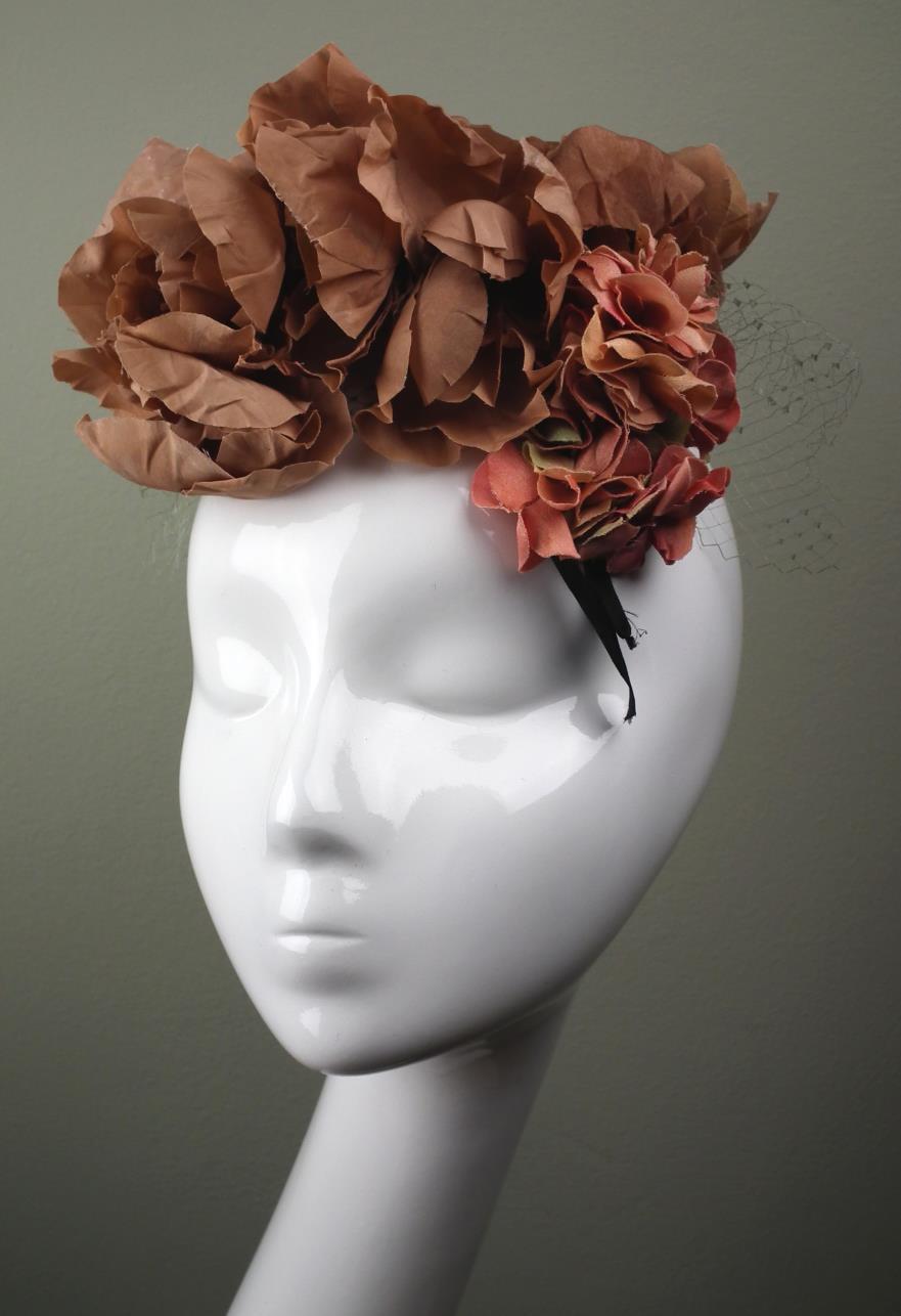 How to Make Fabric & Silk Roses the Couture Way 14 The flowers for our hats are created using the method
