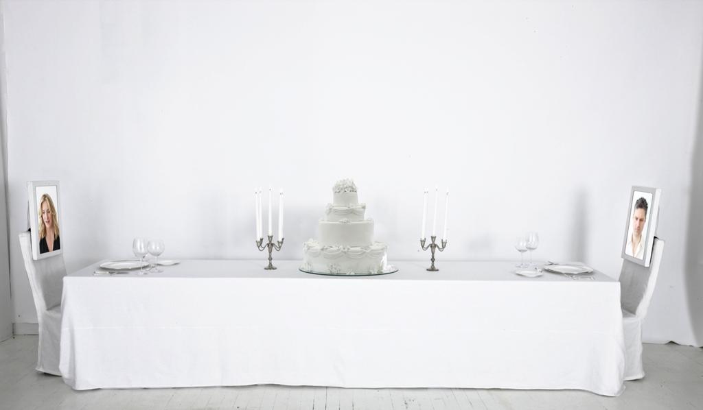 Dinner for two: wedding cake Dinner for Two: Wedding Cake is Rachel Hovnanian's take on narcissism the day after.