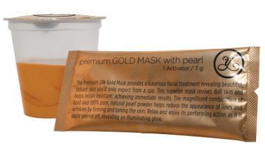 The Premium 24k Gold Mask with Pearl combines Gold and 100% pure, natural pearl powder plus, other skin-hydrating nutrients that help