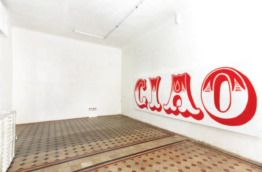 CIAO (2012) Installation view, Room Galleria, Milano.