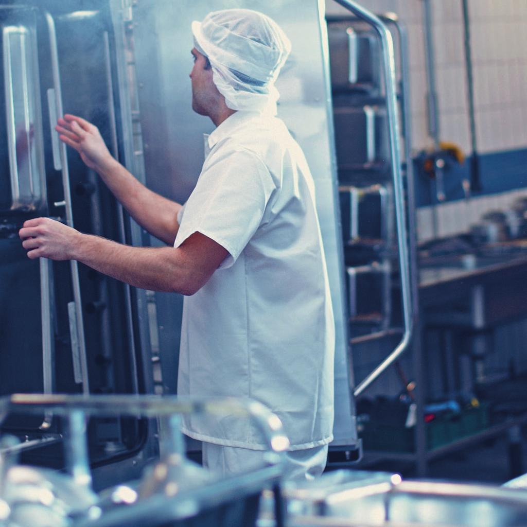 industry, manufacturing and handling where hygiene requirements are crucial.