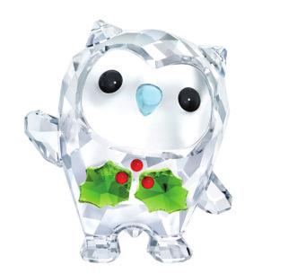 3 cm / 3 3 /8 2 3 /8 1 5 /8 in CHRISTMAS ORNAMENT HOME DISPLAY, SMALL 1076800-1 Color: crystal / silver tone