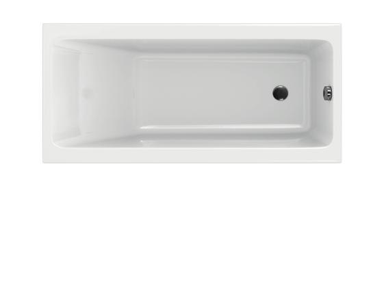 BATHTUBS THIN EDGE BODY-RECESSED FRONT CREA RECTANGULAR BATHTUB 150 CREA RECTANGULAR BATHTUB 160 thin rim bathtub, ideal for use with tiles thin rim bathtub, ideal for use with tiles Dimensions: