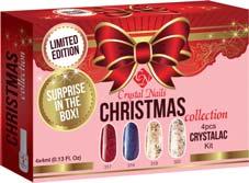 Find in one kit the holiday cleansing free Royal Gel colours, the most