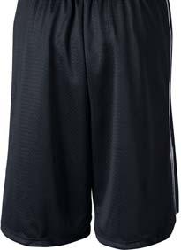 tuck-in Side detail 4" wide 9" inseam Conforms to current NFHS uniform design specifi cations 224055 00 Adult XS-3X 5