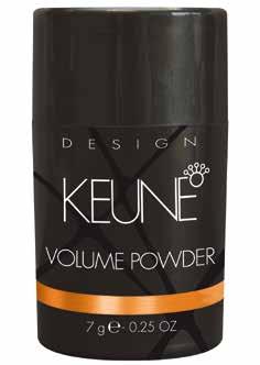 Keune Society Hairspray is a fast-drying hairspray that provides a strong hold without build-up. DESIGN VOLUME POWDER 7.