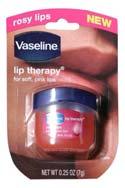 ASSORTED BLISTER CARDS VASELINE LIP THERAPY