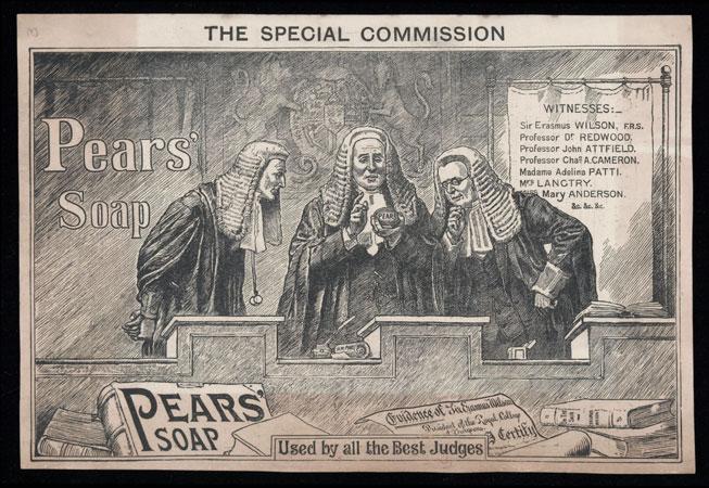 To Preserve the Skin in Health 413 Figure 4: (Colour online) Advertisement for Pears soap featuring Erasmus Wilson. Undated. Reproduced with kind permission of the Wellcome Library, London.