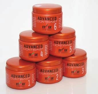 Advanced Contrast Prepack Deal ITEM # 656 1 Fire Red 2 Intense Mahogany Red 3 Intense Copper Red 4 Copper Blond 5 Titian Blond 6 Gold Blond 1 ADVANCE CONTRAST 1- FIRE RED 1 ADVANCE CONTRAST 2-