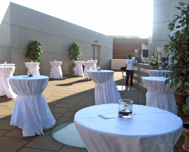 The COURT OF LIGHT is a large, outdoor veranda located off of the third floor of the Museum, idyllic for sun-kissed rooftop cocktail parties and starlit celebrations.