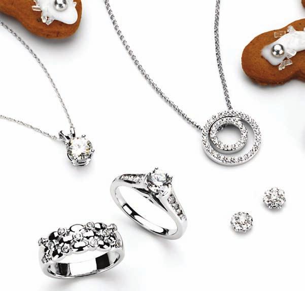 Great Gifts Under $1,000 B. F. A. H. D. E. C. G. J. L. M. P. Q. K. R. S. N. A. 63264 Created Moissanite Pendant with 6.5mm (1 ct) created moissanite, 14kt white, 1 $907.