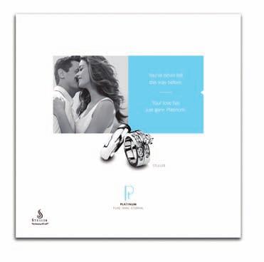 With the high desire for platinum as the metal of choice among brides-to-be, what better way than in-store signage such as posters, lightboxes and counter-top signs to let them know you carry the