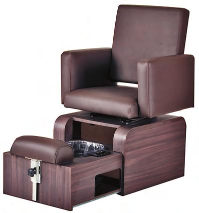 BELVEDERE MPS250 Mirage EVO Pedi Spa Large, comfortable reclining chair features heat and massage functions.