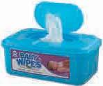 Thick, soft, strong wipe helps keep the user clean. Hypoallergenic; alcohol-free. I No. W L No.
