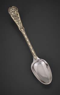 19 1 4 11 3 4 inches 12. Spoon, 1783 H.