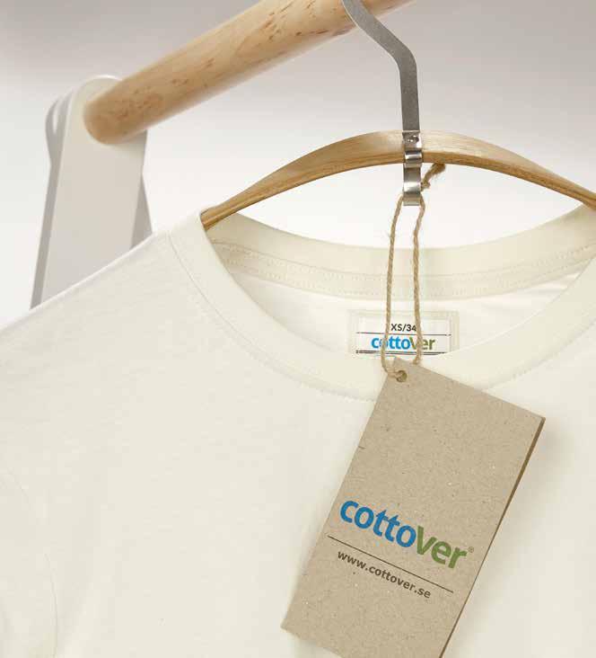 When choosing Cottover, you contribute by: Reducing unnecessary waste of the Earth s resources by choosing high-quality clothes that are designed to be used again and again.