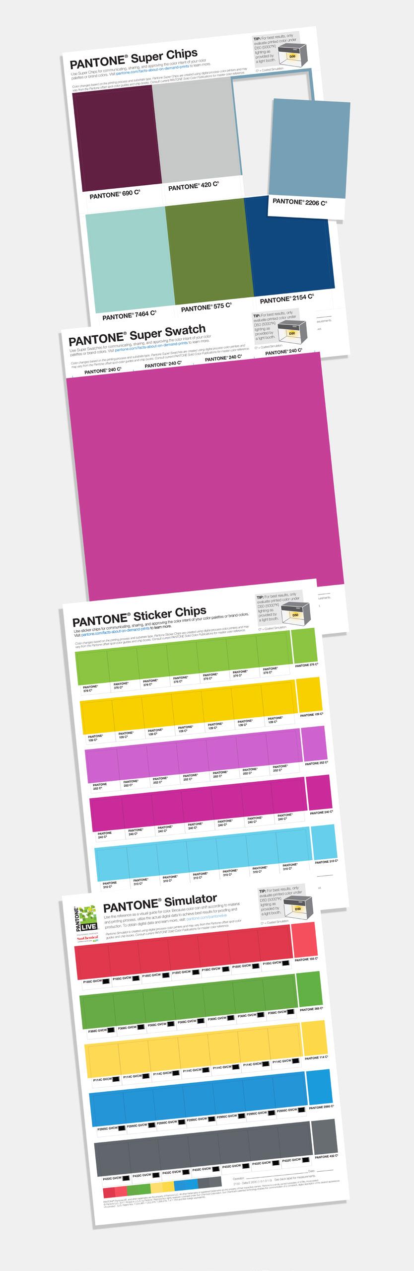 ON-DEMAND PRINTS New Pantone On-Demand Prints provide you with custom prints of just the color or colors you need, available within 24-48 hours. A 