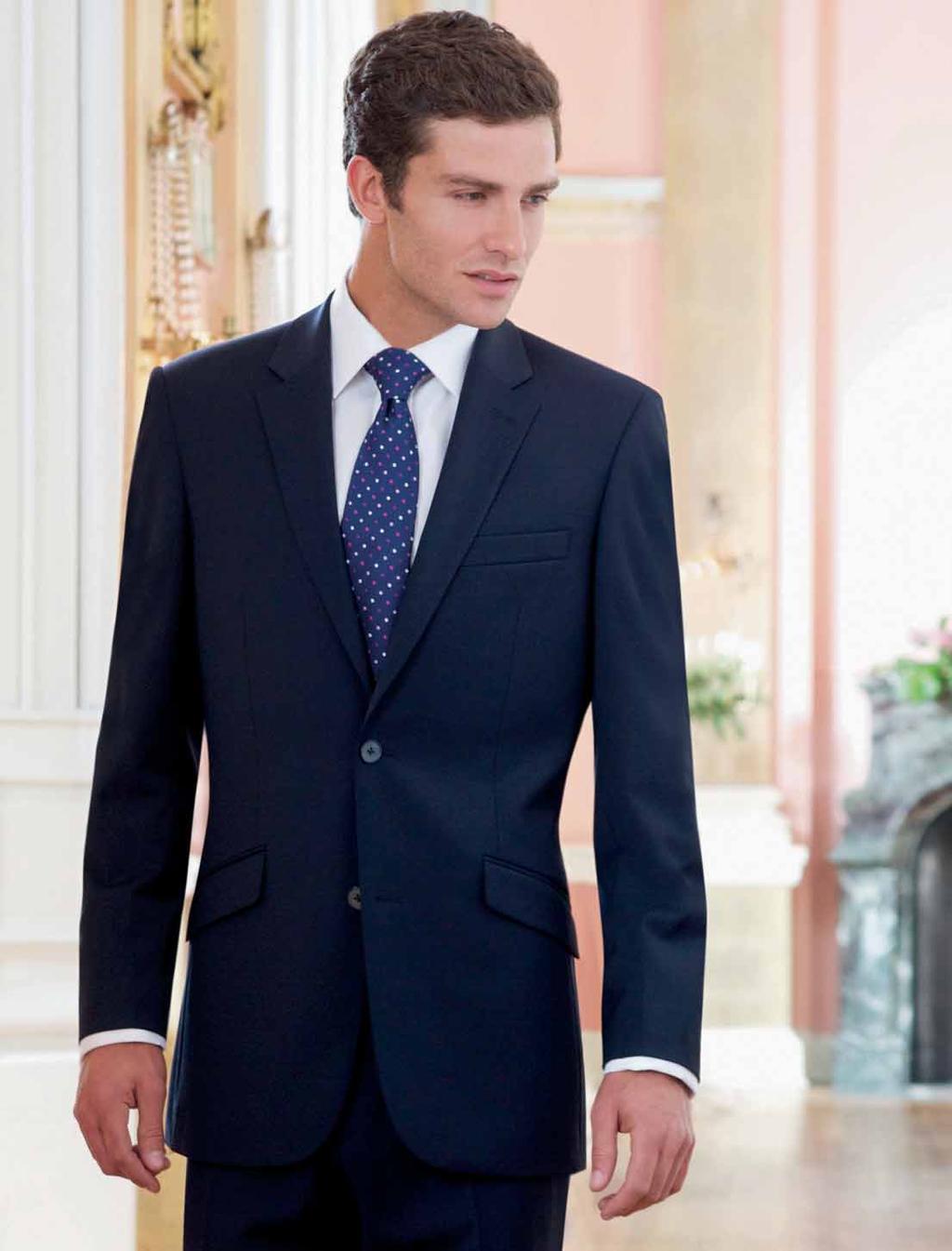Avalino Trouser (Light Grey) Flat front trouser, 2 side