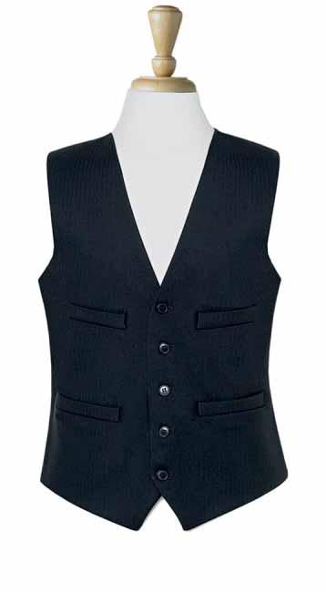 FORMALWEAR men Single Breasted Black Jacket Side vents, 4 inside pockets, 2 outer pockets.
