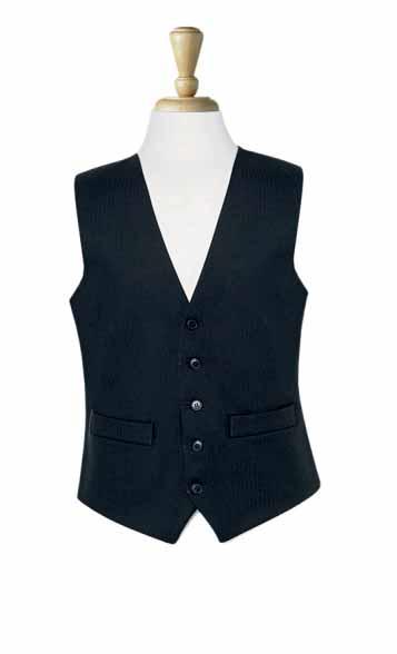 FORMALWEAR men Tailcoat Single breasted with double breasted lapels, centre vent. Waistcoat Single breasted, 5 button, 2 lower welt pockets, satin backed with adjuster.