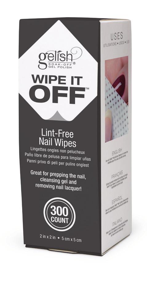 CLEANSE and a WIPE IT OFF lint-free