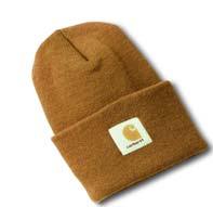 99 Carhartt Knit Hat 3060-956 100% acrylic rib knit with Carhartt logo on front. One Size $7.