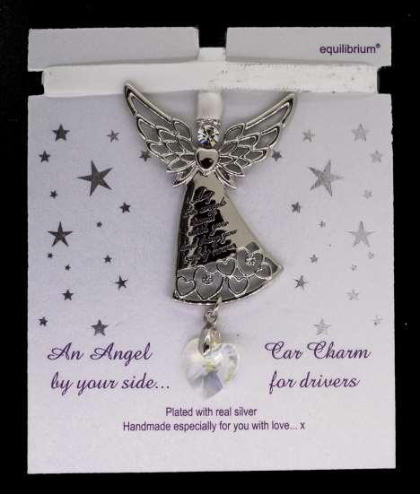 Guardian Angel can fly 279986 Silver Plated Car