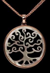 TREE OF LIFE NEW NEW 284364 Sea Breeze Silver Plated Tree of Life