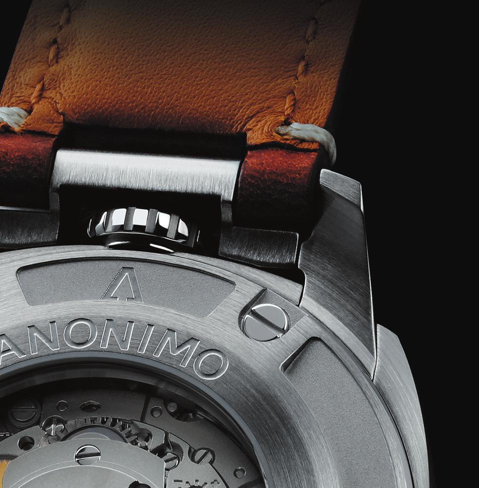 Its dial has been pared back, and the numerals 12, 04 and 08 are set in a triangle to