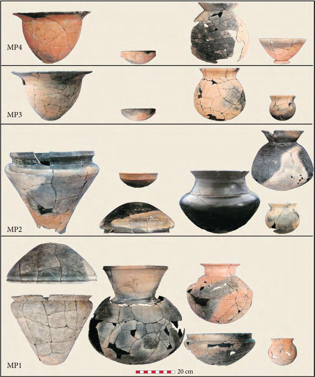 JOURNAL OF INDO-PACIFIC ARCHAEOLOGY 34 (2014) Figure 29: Ceramic vessels from infant burials. -od at Non Ban Jak following the discovery of one in a kiln in the eastern mound excavation.