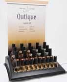 Support Products Continued Qutique With precisely formulated ingredients containing moisturizers, antioxidants and an anti-microbial preservative, Qutique Cuticle Oil is protein enriched and acts as