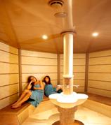Indoor and heated pool with water massage