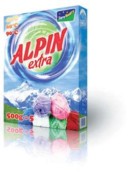 ALPIN EXTRA ALPIN EXTRA WOOL and for fine-textured products is suitable for washing by hand and dry cleaning. It contains special ingredients that will care for your delicates e.g. wool, silk and synthetic.