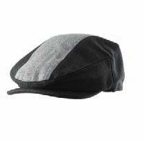 Classic cap with elastic band for better fit and lightly padded with quilted lining for