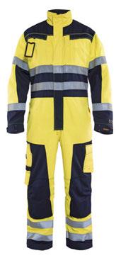 12 MULTINORM 6378 MULTINORM OVERALL 1514 75% cotton, 24% polyester, 1% antistatic, twill, flame retardant antistatic, 350g/m² 3389 Yellow/navy blue 32R-48R, 32L-42L, 36S-41S FUNCTIONALITY: Stretch
