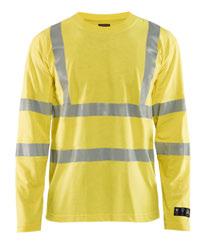 By wearing a flame retardant mid-layer and base-layer under a flame proof jacket and trousers, you increase the safety of the clothing assembly.