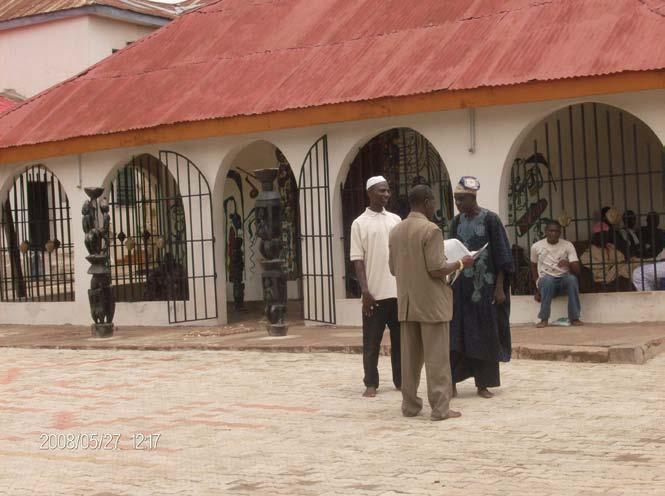 Figure 2. The New Oyo palace entrance.