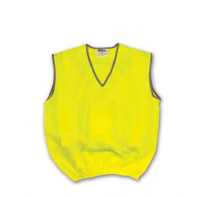 4 - Class R/F ELASTIC WAIST VEST (DAY USE) VVED Elastic waist to ensure correct wearing Combats entanglement and visibility problems which arise from