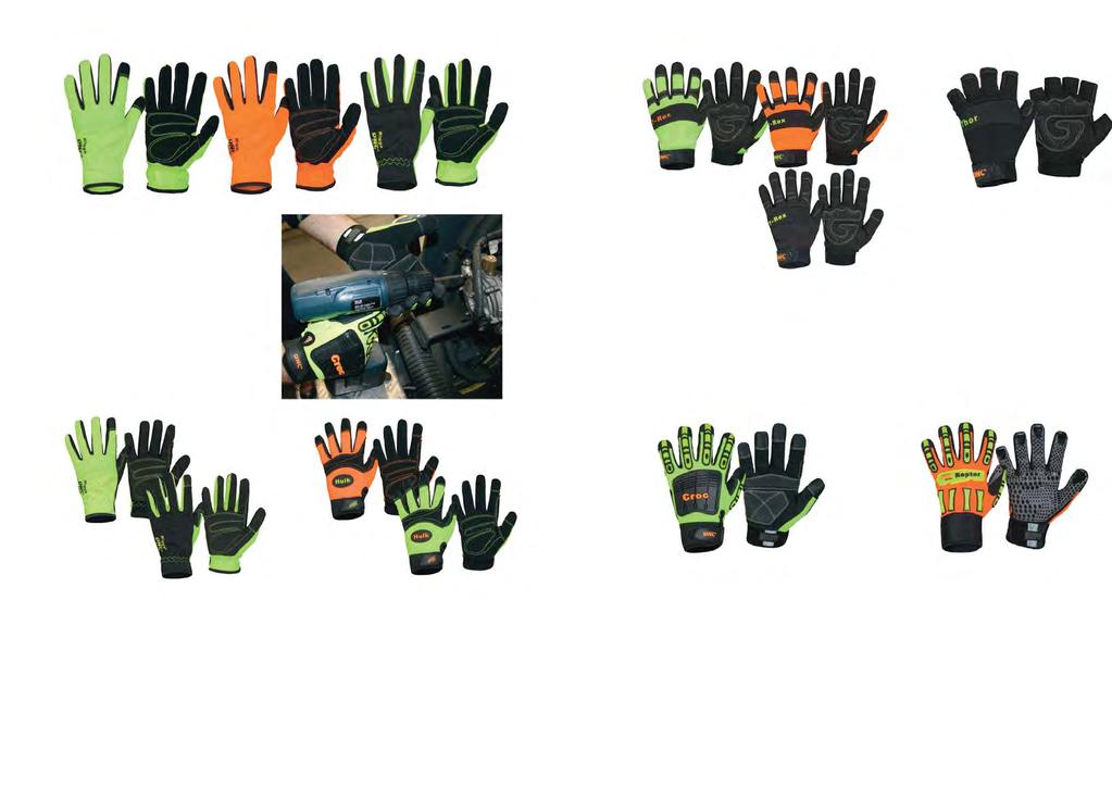 DNC SYNTHETIC LEATHER MECHANICAL GLOVES GM01 GM08 DNC SYNTHETIC LEATHER MECHANICAL GLOVES GM09 EN388 EN388 EN388 3232 3131 3241 RIGGA Single Layer of Spandex back for excellent flexibable fit and