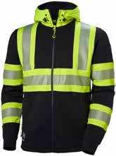 YELLOW/EBONY S-3XL Hi Vis: 80% Cotton, 20% Polyester - 320 g/m² Contrast: 100% Polyester - 300 g/m² Comfortable and Classiied at the same time.